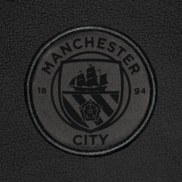 Manchester City FC Mens Crest Fleece Jacket