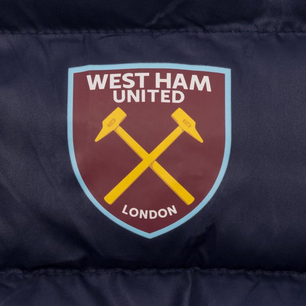West Ham United FC Boys Crest Quilted Jacket