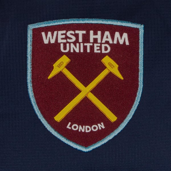 West Ham United FC Boys Crest Quilted Jacket