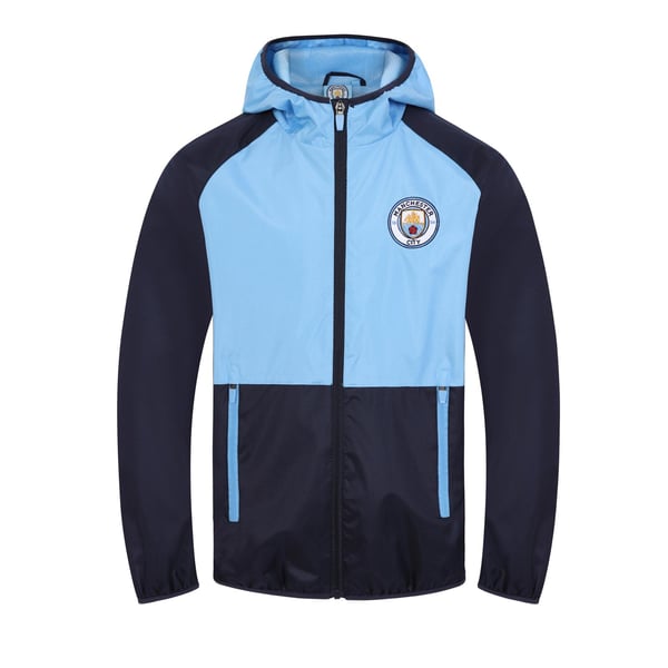 Manchester City FC Boys Crest Raglan Windbreak