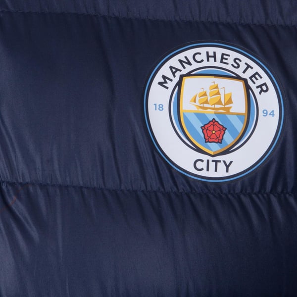 Manchester City FC Mens Crest Quilted Jacket