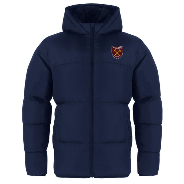 West Ham United FC Mens Crest Quilted Jacket