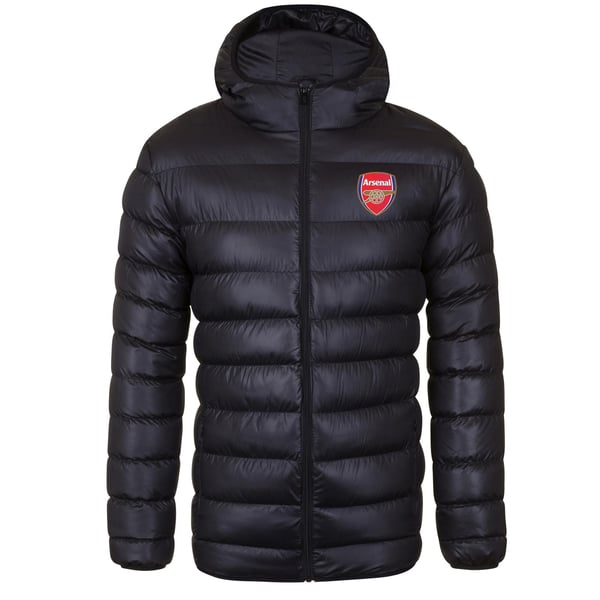 Arsenal FC Mens Crest Quilted Jacket