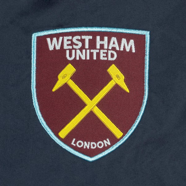 West Ham United FC Mens Crest Peaked Windbreaker