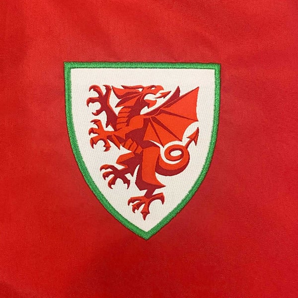 Wales Cymru Miesten Crest Raglan Tuulitakki