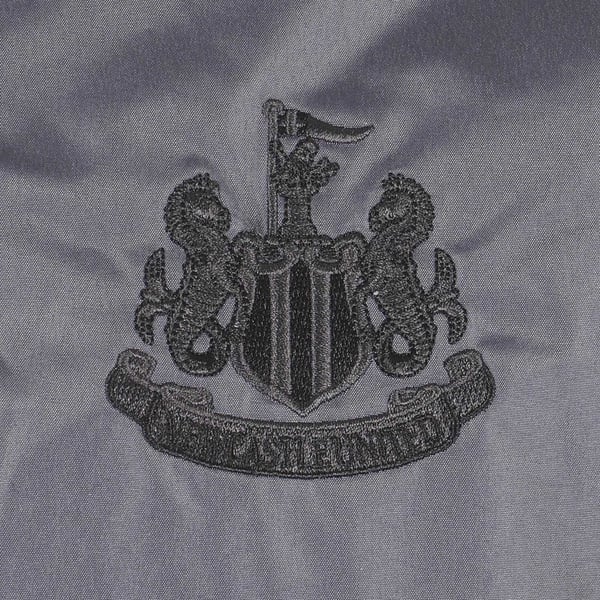 Newcastle United FC Mens Crest Peaked Windbreaker