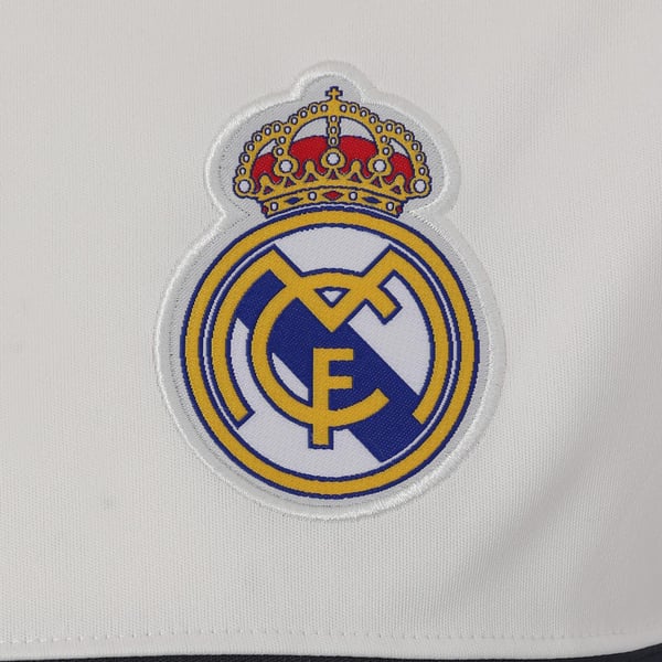 Real Madrid CF Mens Contrast Striped Polyester T-Shirt