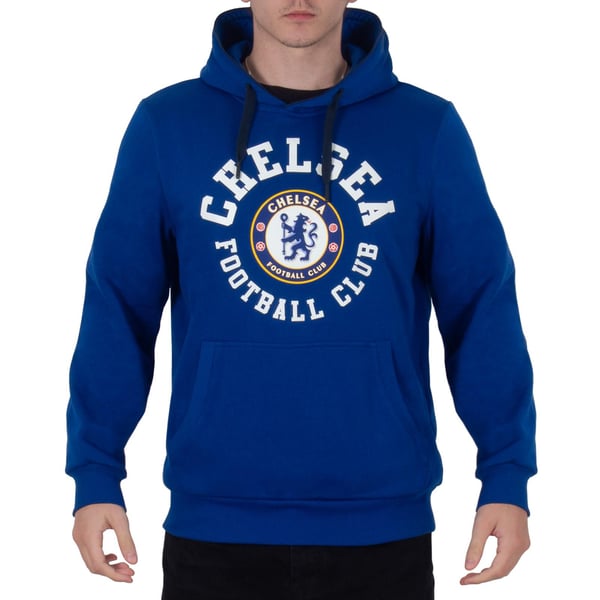 Chelsea FC Fleecehuvtröja för män
