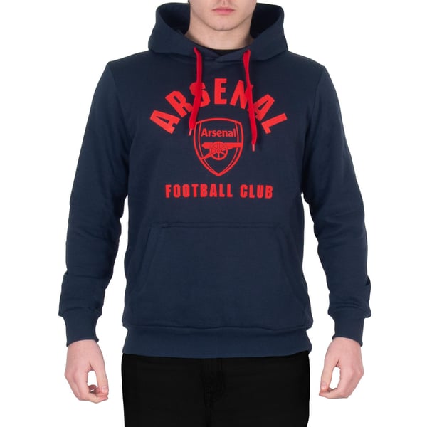 Arsenal FC Fleecehuvtröja för män
