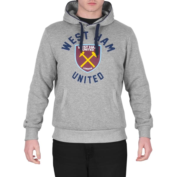 West Ham United FC Mens Graphic Fleece Hoodie