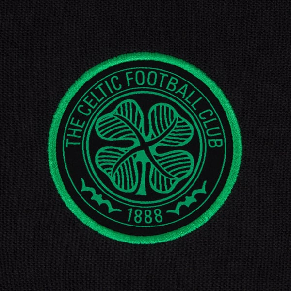 Celtic FC Mens Contrast Sleeves Polo Shirt