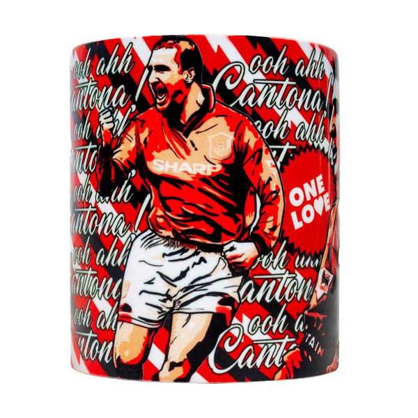 Manchester United FC Ooh Aah Cantona Ceramic 312ml Mug