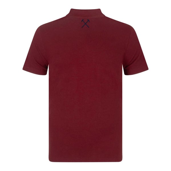 West Ham United FC Mens Crest Polo Shirt