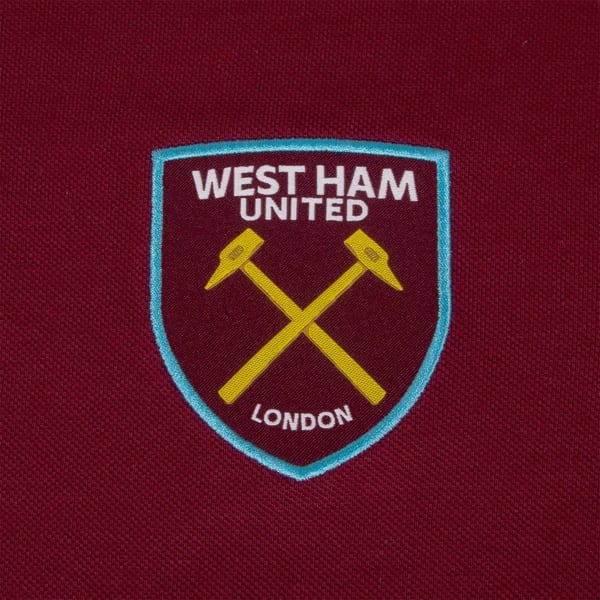 West Ham United FC Mens Crest Polo Shirt