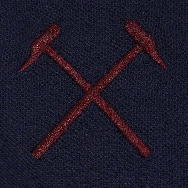 West Ham United FC Mens Crest Polo Shirt