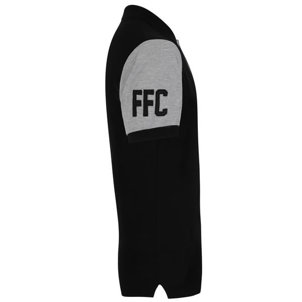 Fulham FC Mens Contrast Sleeves Polo Shirt