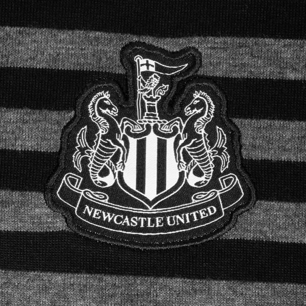 Newcastle United FC Mens Contrast Striped Polo Shirt