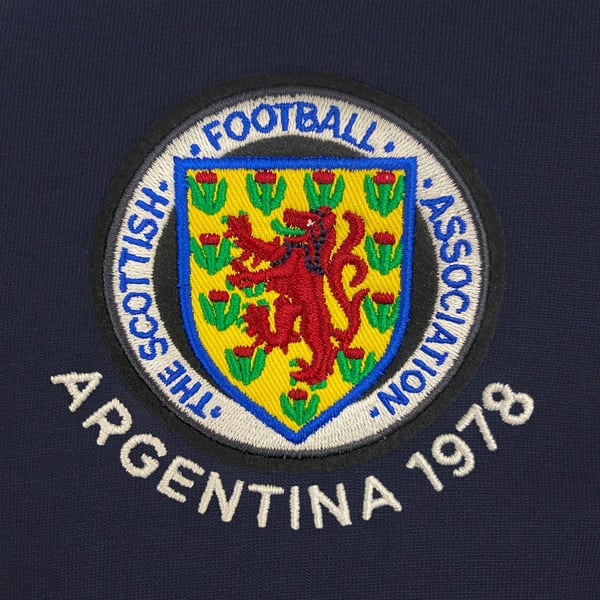 Scottish FA Mens 1978 Retro Collared T-Shirt