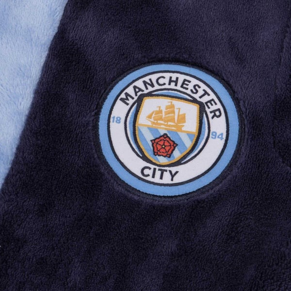 Manchester United FC Boys Crest Fleece Dressing Gown