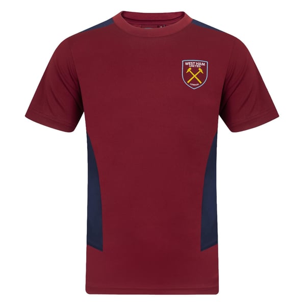 West Ham United FC Mens Polyester T-Shirt West Ham United FC Mens Polyester T-Shirt