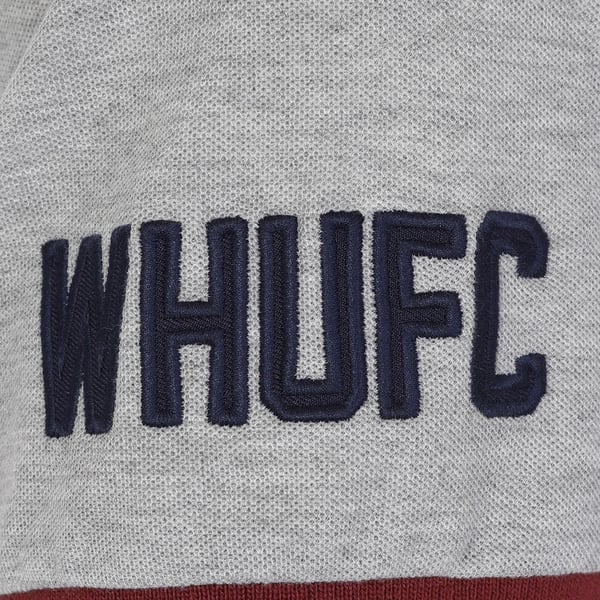 West Ham United FC Boys Contrast Sleeves Polo Shirt