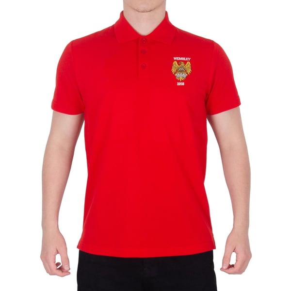 Fan Originals Mens Wembley 1958 Crest Polo Shirt