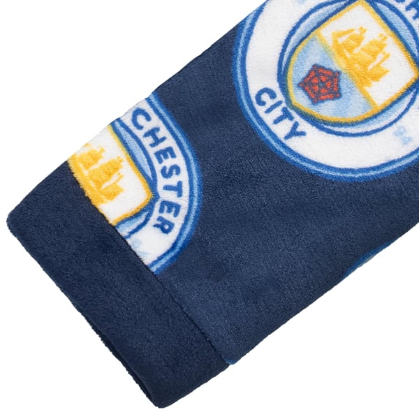 Manchester City FC Baby Crest Fleece Dressing Gown