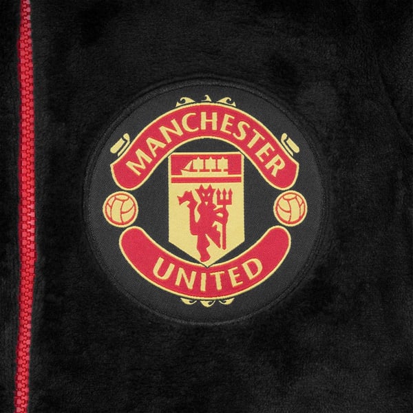 Manchester United FC Childrens/Kids Crest Fleece All-In-One Nightwear