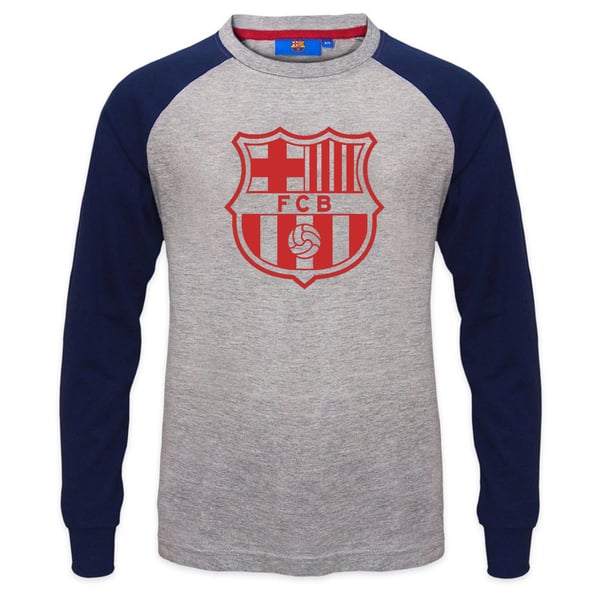 FC Barcelona Langærmet T-shirt med drengeskjorte