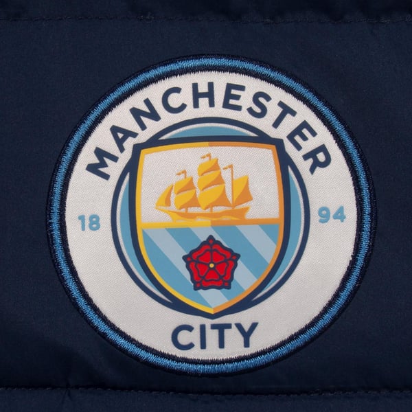 Manchester City FC Mens Quilted Padded Gilet