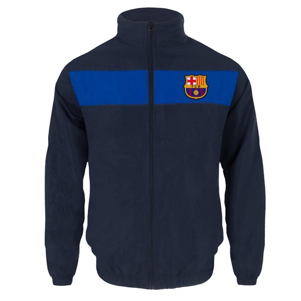 FC Barcelona Mens Contrast Striped Tracksuit