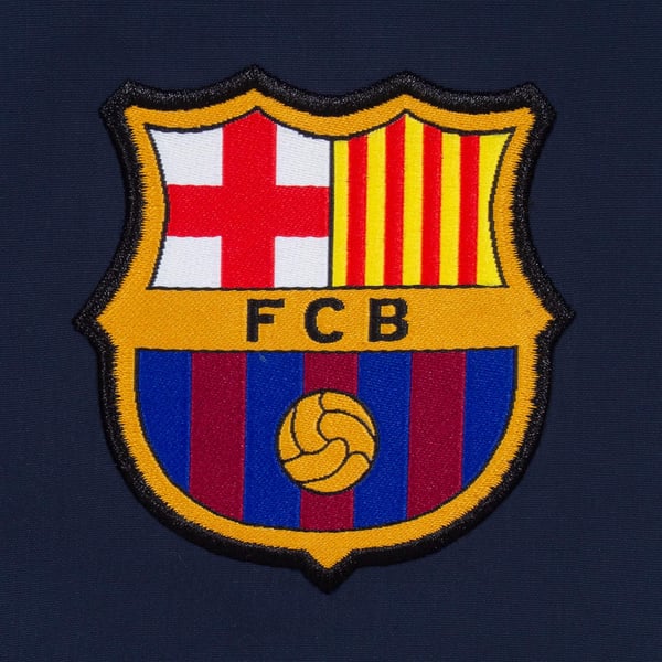 FC Barcelona Träningsoverall för män med kontrasterande ränder