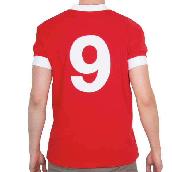 FA Wales Miesten 1958 John Charles 9 Retro T-paita