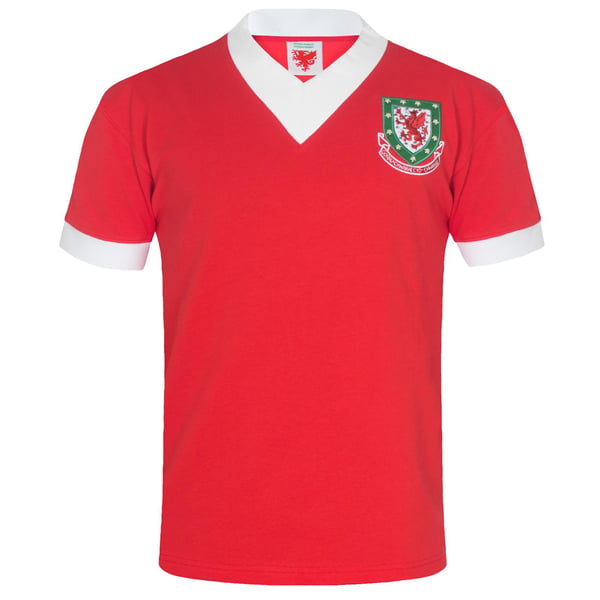 FA Wales Miesten 1958 John Charles 9 Retro T-paita