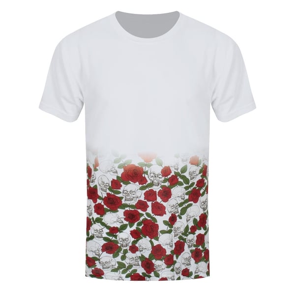 Grindstore Skulls & Roses Fade Sub T-shirt til mænd