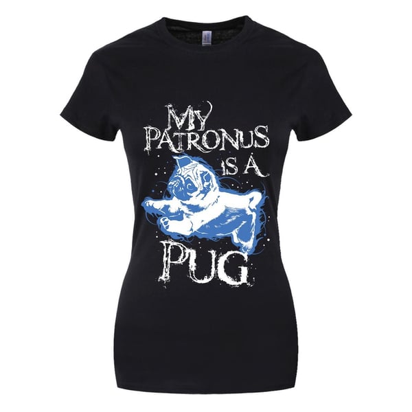 Grindstore Womens/Ladies My Patronus Is A Pug T-Shirt