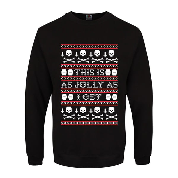 Grindstore Herre Julepels til mænd This Is As Jolly As I Get Christmas Jumper