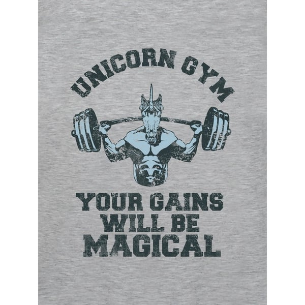 Grindstore Mens Unicorn Gym Racerback Vest Top