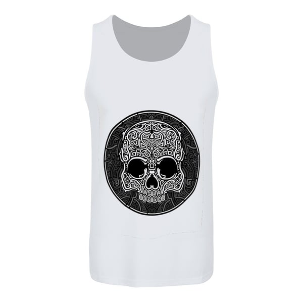 Unorthodox Collective Mens Graphic Skull Vest Top Set