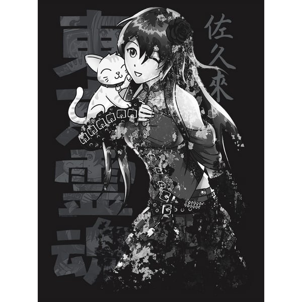 Tokyo Spirit Womens/Ladies Sakura Monochrome Vest Top