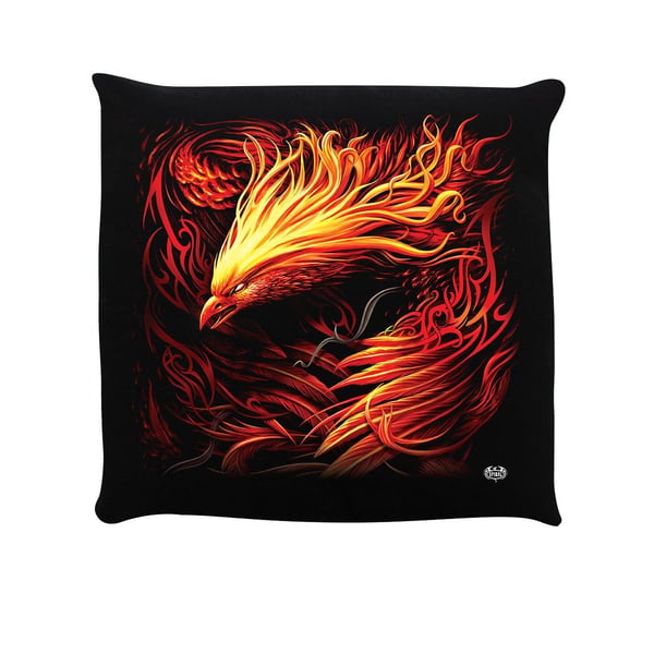 Spiral Phoenix Arisen Filled Cushion
