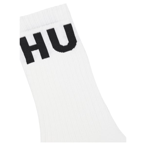 Hugo Unisex Vuxen Ikoniska Kontrastlogotyp Strumpor (3-pack)