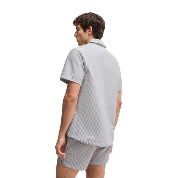 Boss Mens Velvetfish Stripe Beach Shirt
