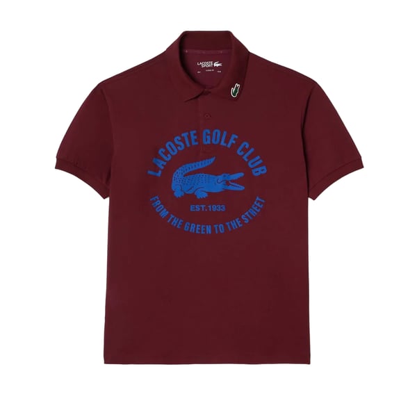 Lacoste Mens Cotton Classic Golf Polo Shirt