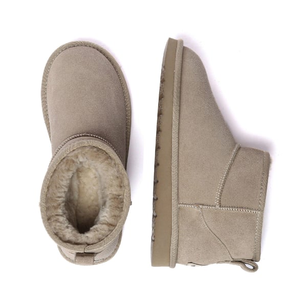 EverAu Womens/Ladies Finch Ultra Classic Cow Suede Mini Boots