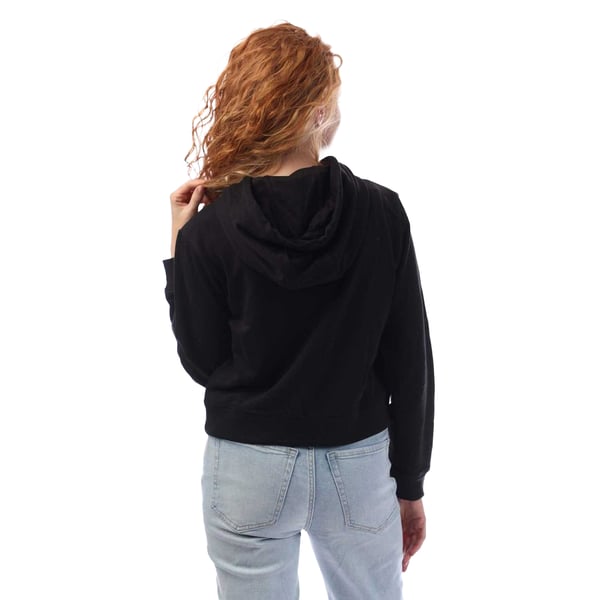 DKNY Womens/Ladies Studded Logo Full Zip Hoodie