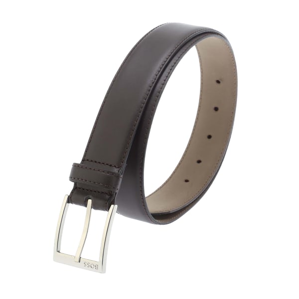 Boss Mens Ellotyo Logo Cow Leather Belt