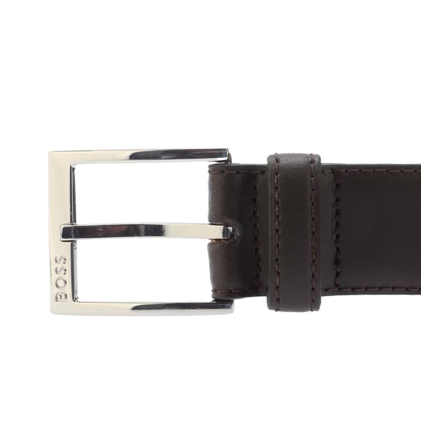 Boss Mens Ellotyo Logo Cow Leather Belt