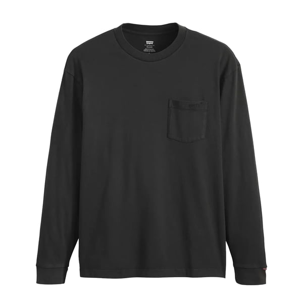 Levis Mens Authentic Pocket Long-Sleeved T-Shirt
