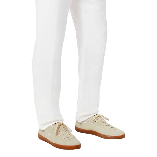 Lacoste Mens Baseshot Suede Trainers